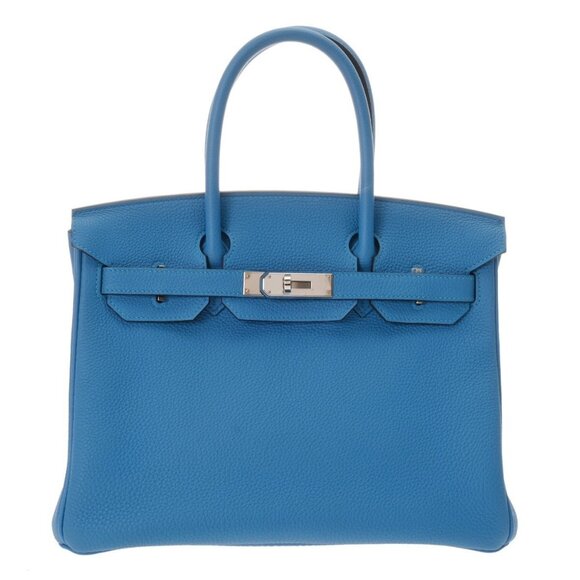 HERMES Birkin 30 Verso Bleu zanzibar/Malachite hand bag 800000137466000 - Picture 1 of 10